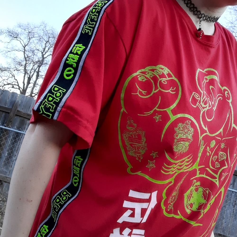 NWOT Popeye Lettering Tee - Picture 4 of 5